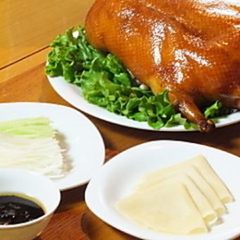 [春季迎送會方案]Roku套餐9道菜!附北京烤鴨♪6,800日元，含2小時無限暢飲