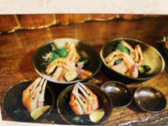 ≪價格合理的螃蟹≫ 彩色套餐 6,600日圓（含稅）