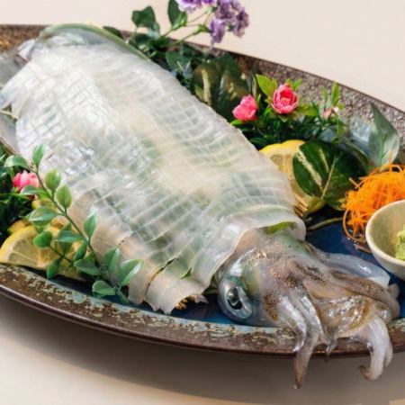 呼子イカ姿造り