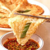 カムジャジョン（じゃがいも入りチヂミ）