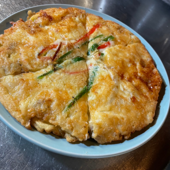 海鮮チーズチヂミ