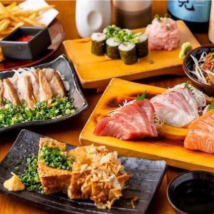 【早鳥套餐 15點~17點】宮崎野雞&鰻魚捲!超值優惠! 2小時無限暢飲3500日圓(6道菜)