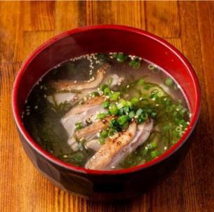 Shamo chicken rice with tea, rice with tea (plum and salmon)