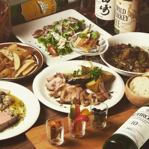 各種パーティーにおすすめの満喫コース♪【3時間飲み放題付】