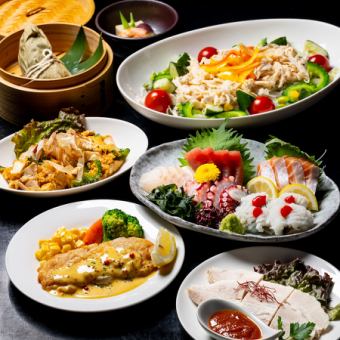 ◎暑い夏にぴったりのスタミナ＆スパイシー料理◎夏季限定『月』コース　全7品3,300円(税込)