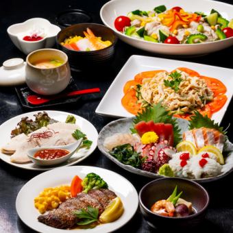 ◎暑い夏にぴったりのスタミナ＆スパイシー料理◎夏季限定『花』コース　全9品4,700円(税込)