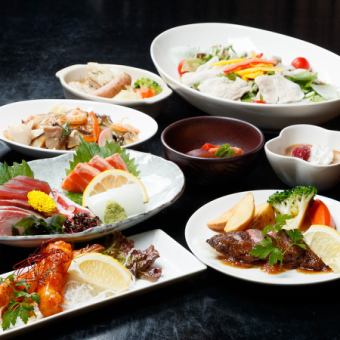 ◎忘年会、新年会にピッタリの豪華料理◎冬季限定『歓び』コース 全8品4,500円(税込)