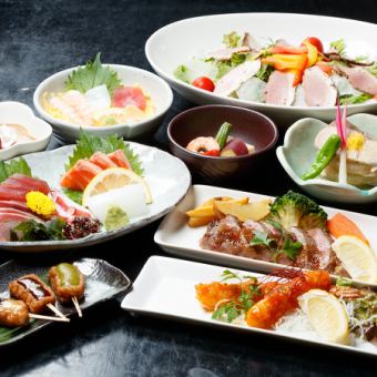 ◎忘年会、新年会にピッタリの豪華料理◎冬季限定『極み』コース 全9品5,200円(税込)