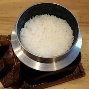 釜炊き白米