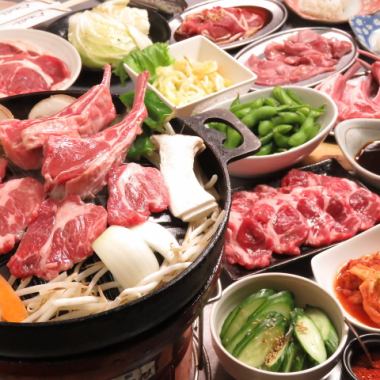 【各種宴会に☆】飲み放題込み♪ジンギスカン3匹コース4980円（税込）♪