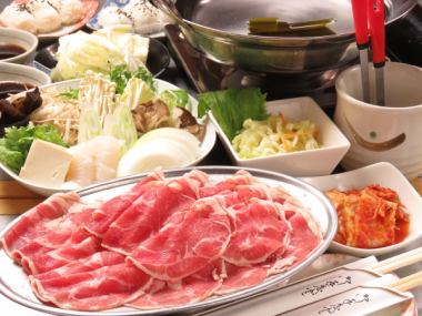[90 minutes all-you-can-eat and drink] Lamb shabu-shabu all-you-can-eat course (Lamb shabu-shabu can only be ordered as a course.)