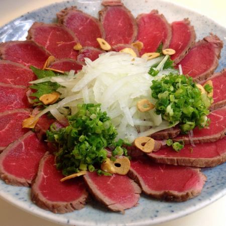 Beef tataki (price per person)