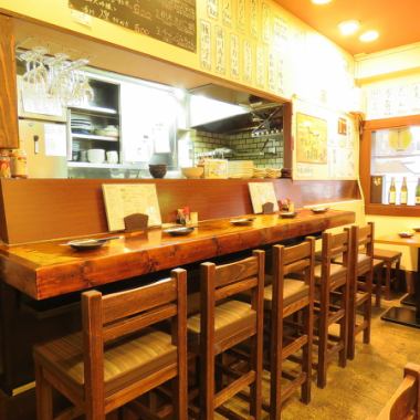 There are 5 counter seats available.Supper and supper drink by one person are also welcome ♪ You can stop by on the way home from work ◎