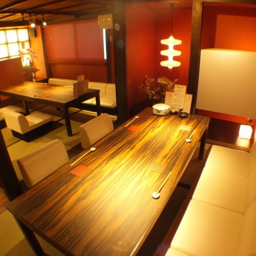 Private rooms can be used by up to 10 people ♪