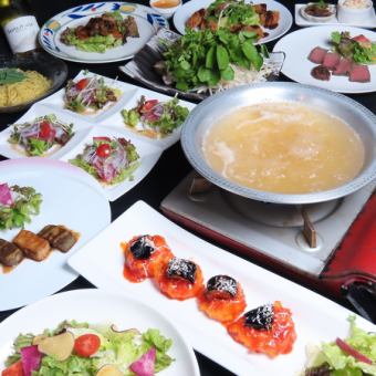 【A】TSUBAKI人気メニュー厳選コース！2時間飲放付き全11品5500円→5000円