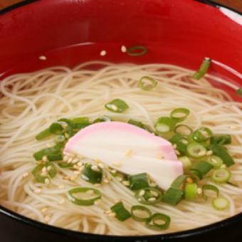 にゅうめん(温かいそーめん)