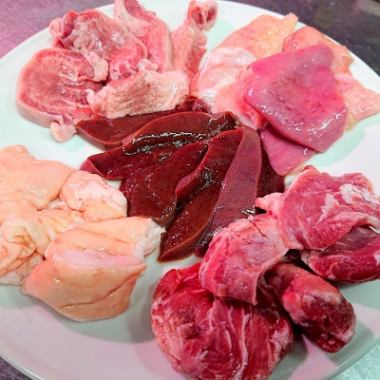 【日～木限定】2H飲み放題付きで焼肉センター自慢のホルモン7種類堪能コース☆3,000円（税込） 