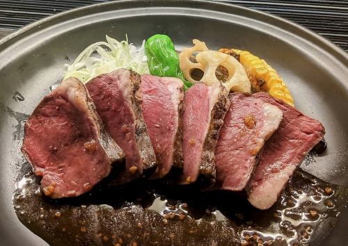 Super Spicy Beef Heart Teppanyaki Steak with Green Nanban Sauce