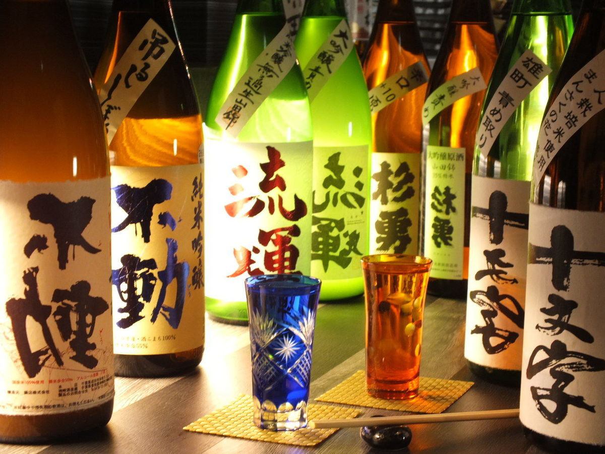 A delicious sake for delicious delicacies.Choose carefully selected sake and distilled spirits of freshness from all over the country!