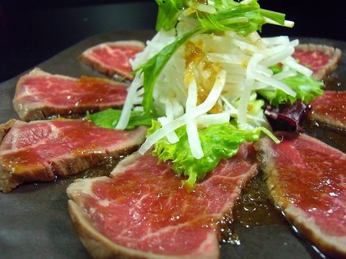 Japanese beef carpaccio