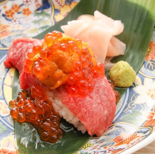 Red meat sushi