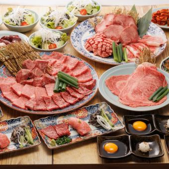 Enjoy the full A5 Wagyu beef♪ Nobusuke's luxurious course meal with 10 dishes [food only] 8,000 yen