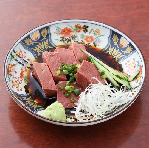 Wagyu beef heart sashimi / Wagyu beef omasum sashimi / Wagyu beef tsurami sashimi