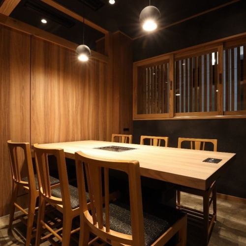 上質な雰囲気の完全個室