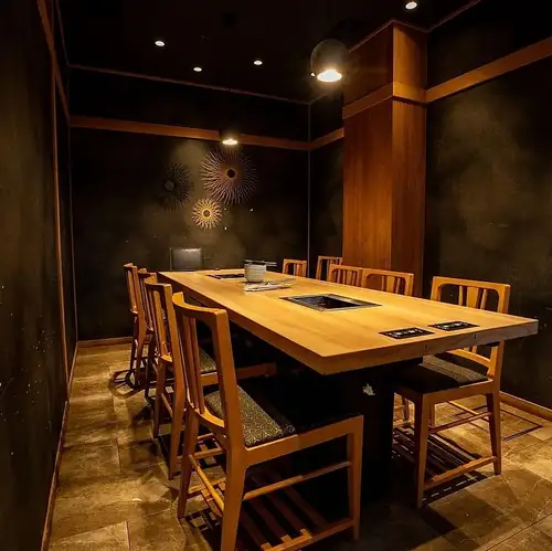 Private rooms with a high-quality atmosphere