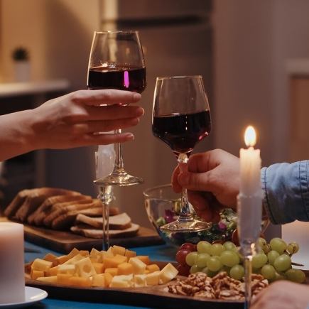 【特別なシーンに】フランス食堂おでっとコ―ス　ウェルカムドリンク付き8,000円(税込)