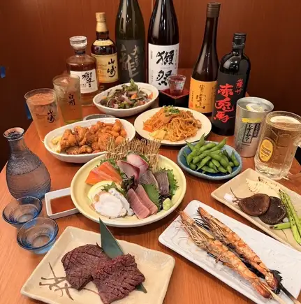 火ノ間　<<匠>>コース3H生ビール含む飲み放題付き全9品コース 5,980円(税込)