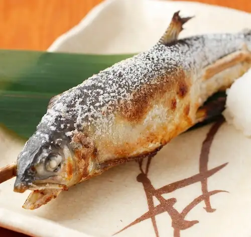 鮎塩焼き