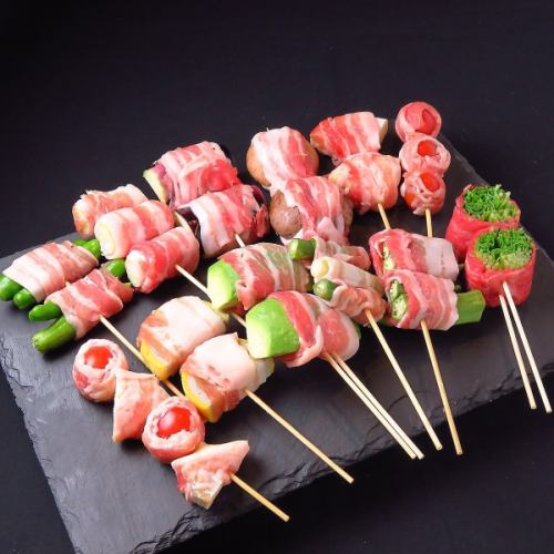 Outstanding freshness ♪ A variety of vegetable skewers