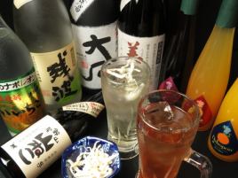 Kyushu local highball.We have highballs made with shochu and fruit syrup!