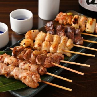 Assorted skewers (10 pieces)