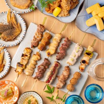 自慢の手羽先唐揚げなど鶏尽くしコース【4500コース】7品+2H飲み放題付！歓迎会、送別会