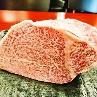 Specially selected A5 rank Japanese black beef