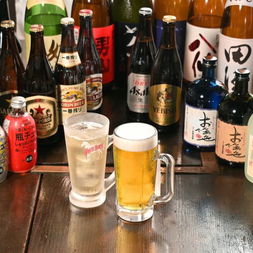 料理にぴったりなアルコールメニューをご用意しています