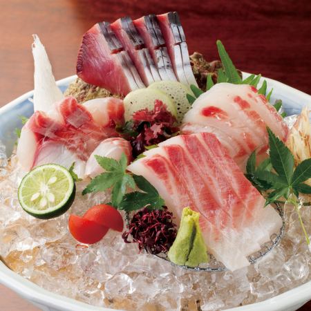 Assorted natural sashimi (4 kinds of live sashimi directly from the production area)
