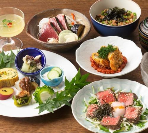 Seasonal kaiseki meal ◆The most popular lunch dish! Seared bonito can also be tasted◆