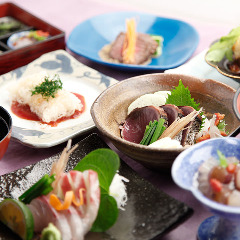 [Tosa-style Kaiseki cuisine] Harimaya course ★ 5,500 yen per person (tax included)