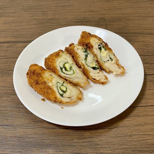 シソチーズササミフライ