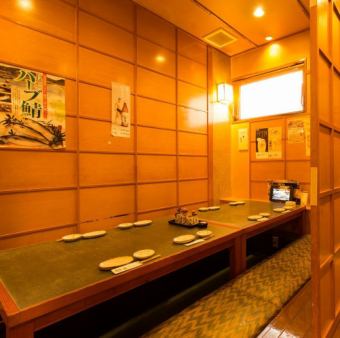 《Satsuma》 Semi-private room for 2 people [Horigotatsu seat (up to 12 people)] The Horigotatsu seat on the 1st floor has a semi-private room for up to 12 people. ..You can use it at a girls-only gathering or a casual dinner with friends without worrying about the surroundings.