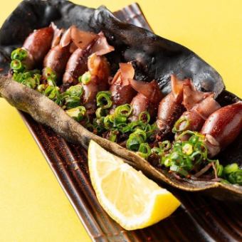 ホタルイカの昆布焼き