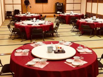 [2F] Karaoke is also available in the banquet hall.Since there are 5 rooms, it is possible to accommodate large and small banquets.
