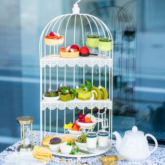 딸기 말차의 애프터눈 티 & amusu 맛 티 음료 무제한 ♪