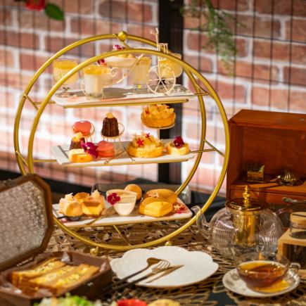 [Starting in June] Peach Afternoon Tea & All-You-Can-Drink Amsu Tea