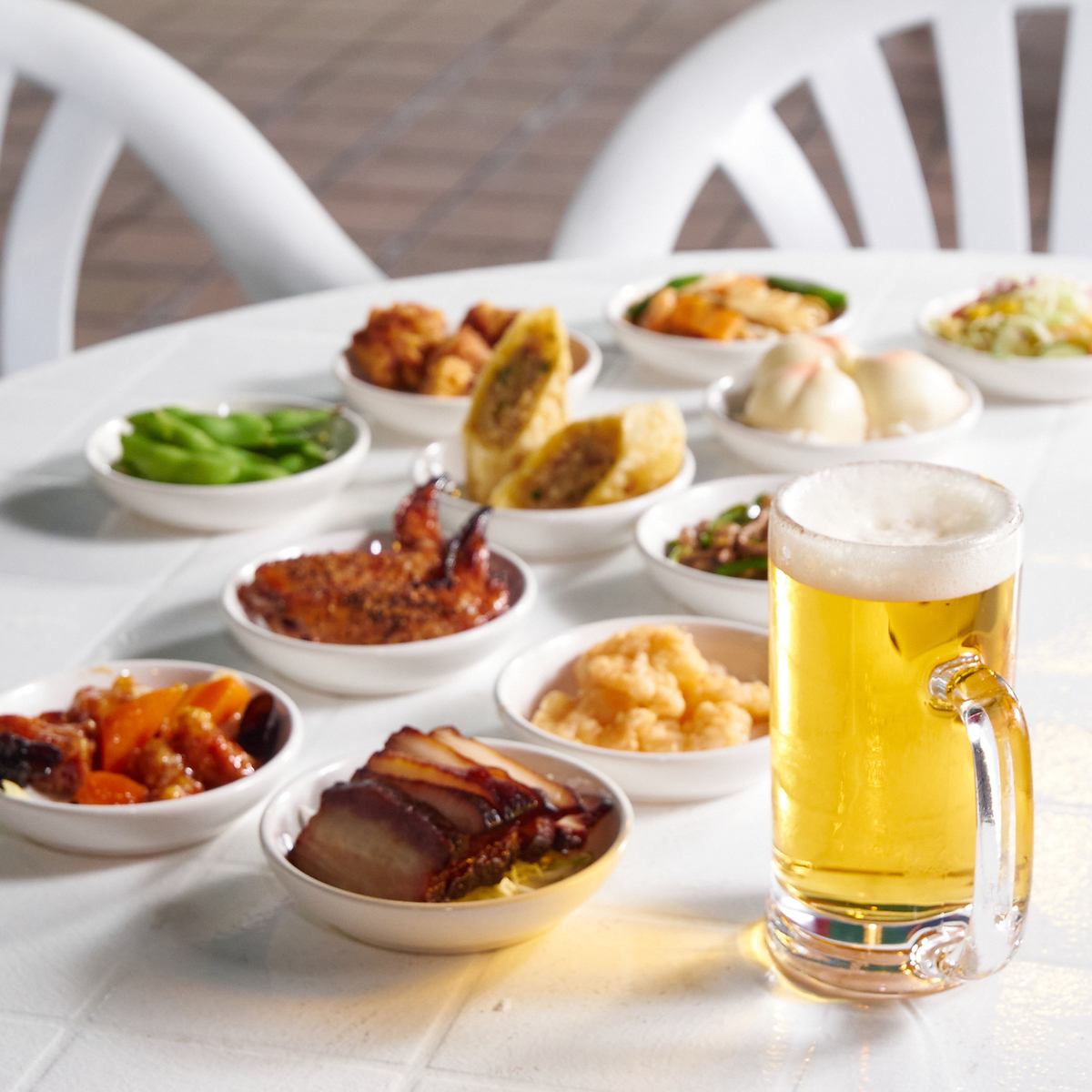 [Beer garden time unlimited★All you can eat and drink for up to 4 hours] 4800 yen