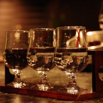 [Only for NET reservations] Comparison of Japanese sake drinks 3 types 1100 yen