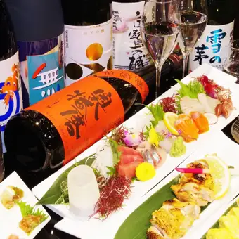 10月までの期間限定の特別コース…夢番地宴会コース5000円